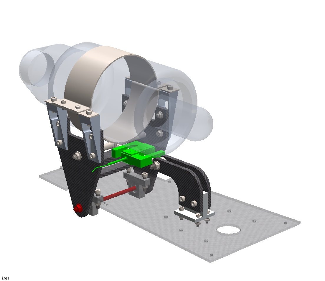 In-flight thrust measurement system for the pylon-mounted jet engine